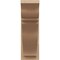 Ekena Millwork 8-in W x 22-in D x 22-in H Funston Trad Rough Cedar Woodgrain TimberThane Outlooker, Primed Tan OUTUR080X22X22FST04RCPR - alternate 4